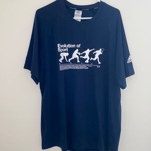 Adidas short sleeve evolution of sport tennis shirt